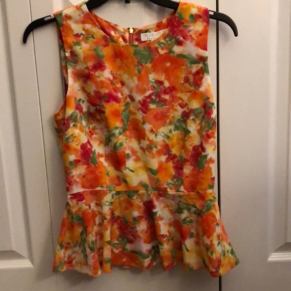 Forever 21 Tops - Forever 21 Peplum Top